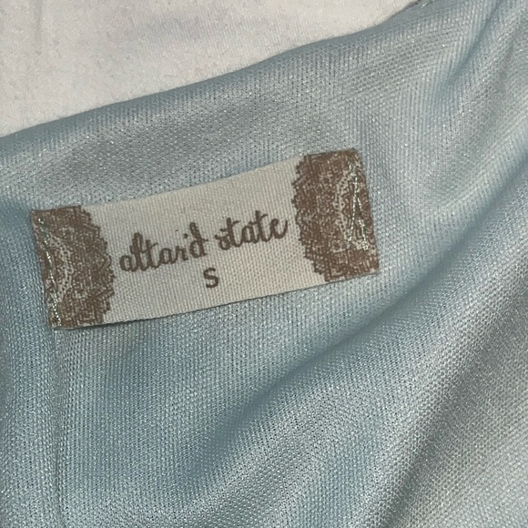 Teal double layered romper from Altar’d State - Picture 3 of 3